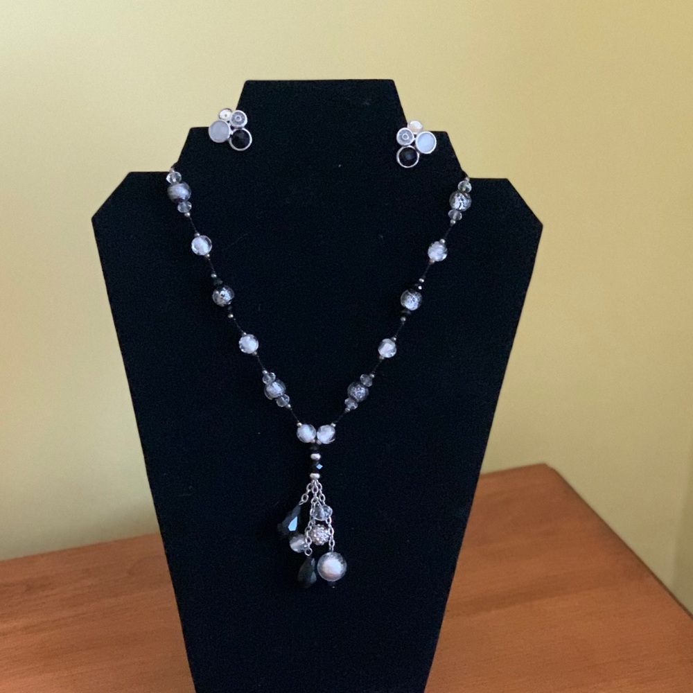 NWT White House Black Market Necklace Earrings